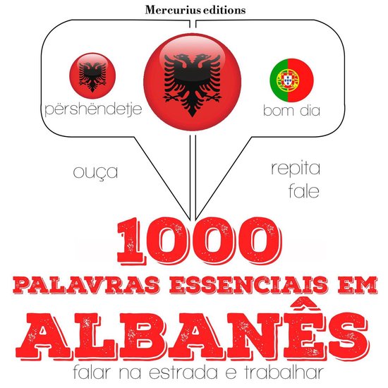 1000 palavras essenciais em albanês - cover