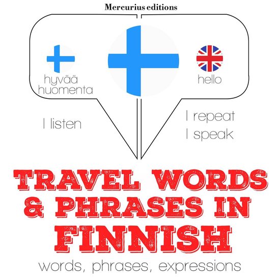 Travel words and phrases in Finnish - cover