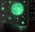 Glow in the dark sterren en maan stickers | Kinderkamer | Lichtgevend | Sticker | Kinderen | Glow in de dark | Muurstickers | Sterren | Nacht | Sterrenhemel | Decoratie