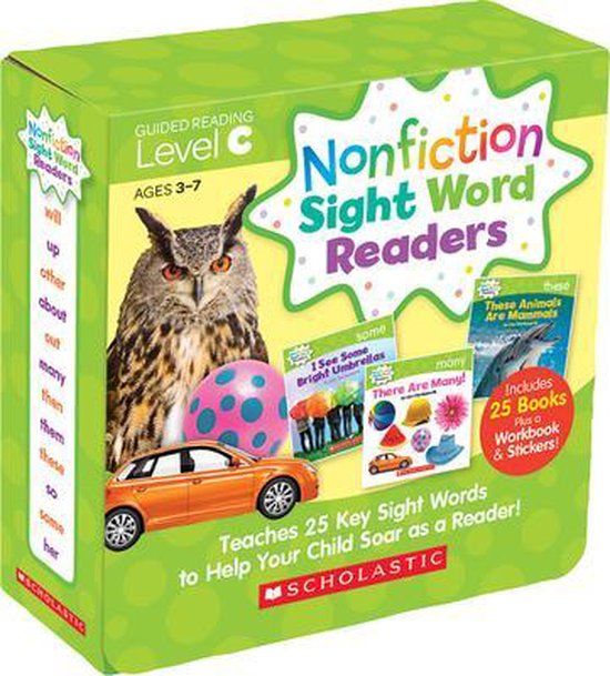 Nonfiction Sight Word Readers Parent Pack Level C - cover