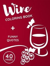 Wine Coloring Book