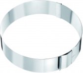Sternsteiger cakering voor bakprofessionals verstelbaar Ø 20-30 cm RVS H = 60mm
