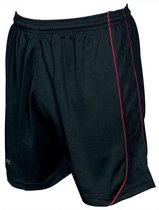Precision Voetbalbroek Mestalla Unisex Polyester Zwart/rood Mt Xl