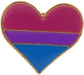 Pride Biseksueel Kledingspeld - Gay Pride - Bi Pin Broche - 1 stuks