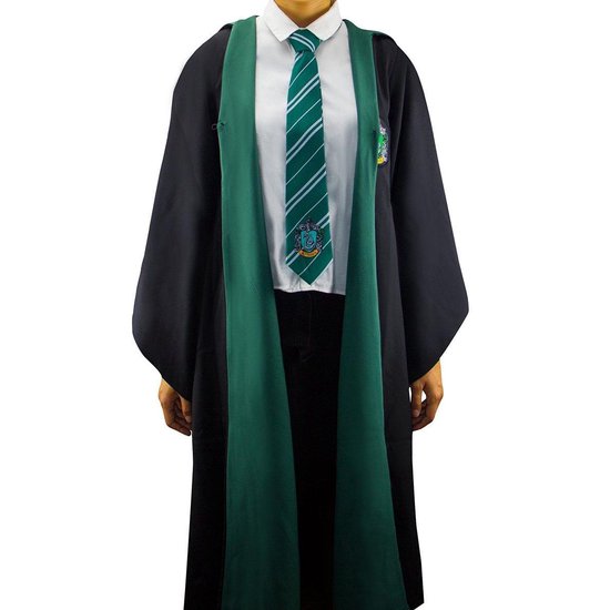 regeren omzeilen Magistraat Harry Potter - Slytherin Wizard Robe / Zwaderich tovenaar kostuum (L) |  bol.com