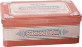 Retro Storage Box Chocolate 18.4x11.5xh7.2cm