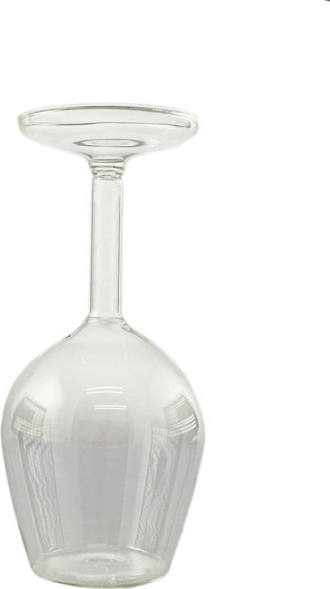 Verre à Vin à Pied Long à L'envers Verres à Vin à Pied Uniques Et Funky