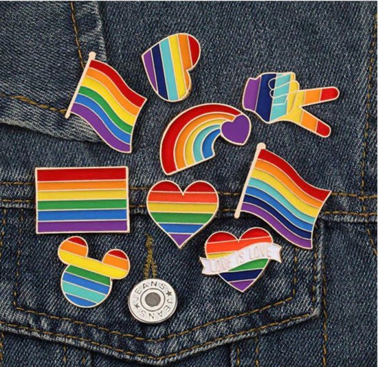 5 Stuks U Bent Veilig Met Mij Veiligheid Broches Regenboog Revers Pins Ondersteunt Badge Pin Pride Pins Voor Kleding Tas Hoed Decoratie