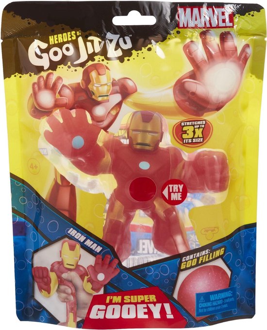 Bol Com Goo Jit Zu Marvel Superhelden Set Iron Man