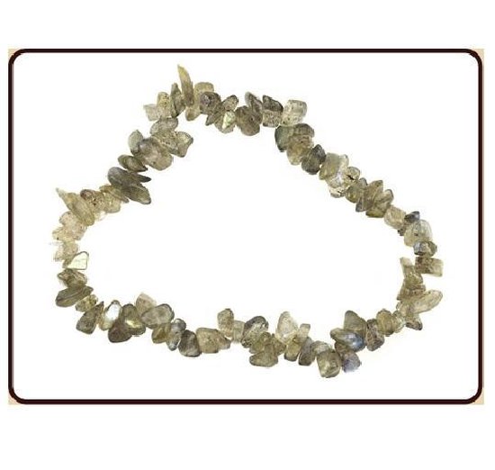 Splitarmband Labradoriet - edelsteen bracelet