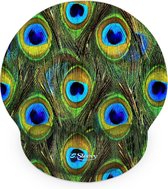 Muismat polssteun pauwen patroon - Sleevy - mousepad - Collectie 100+ designs