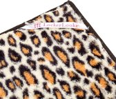 Tapijt zacht - LockerLookz fur rug leopard print