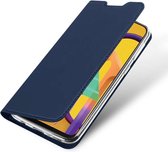 DUX DUCIS Samsung Galaxy M21 Wallet Slimline Hoesje  - Navy