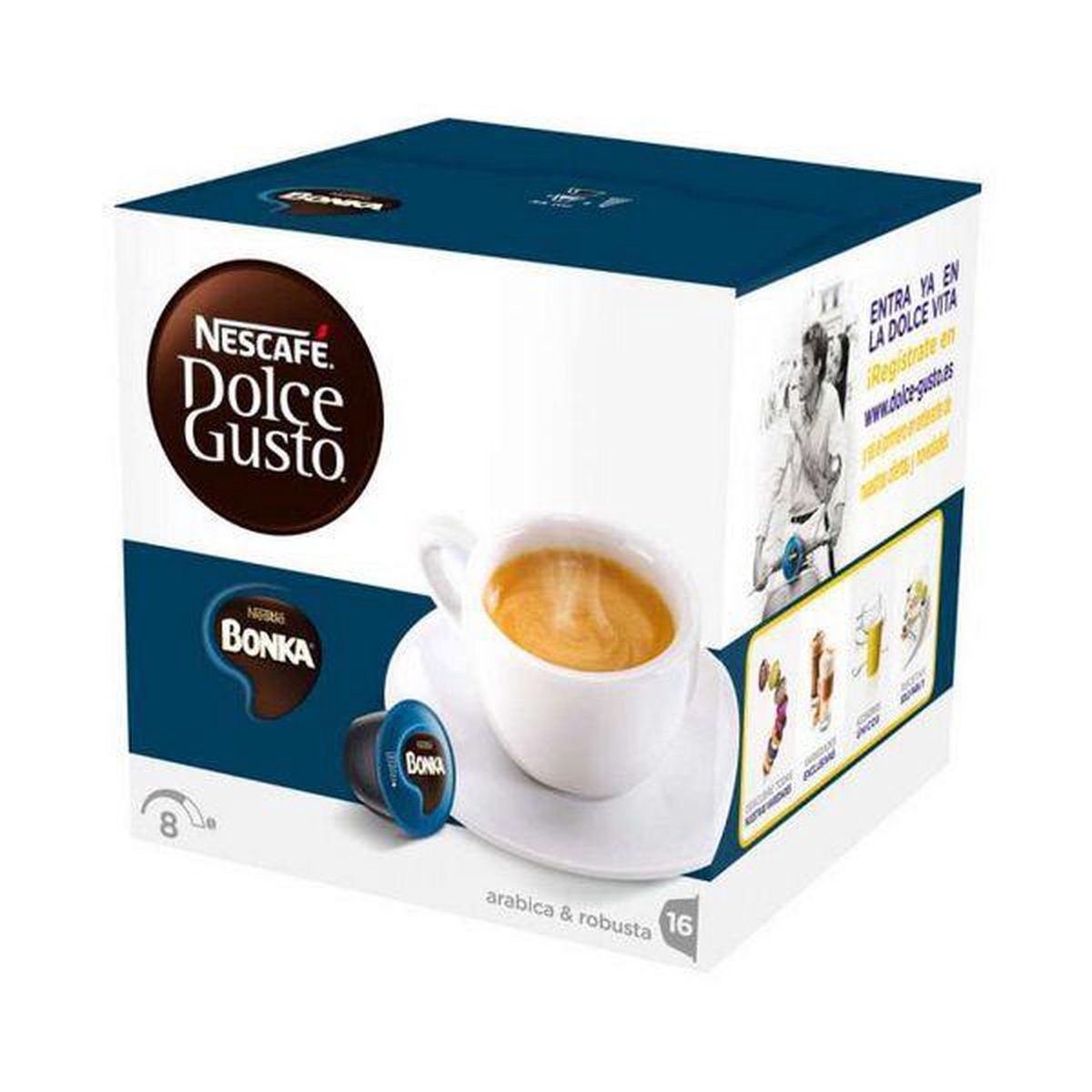 Koffiecapsules Nescafé Dolce Gusto 13758 Espresso Bonka (16 uds) | bol.com