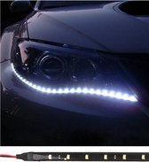 Set van 2 LED licht strips - Auto koplamp verlichting - 30 cm - Waterdicht - Led strip light - Grill lamp - Flexibel - Wit