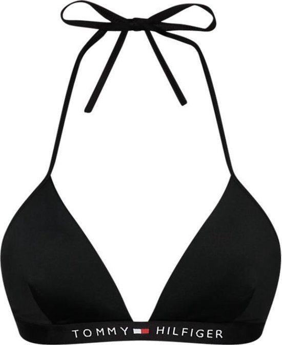 Tommy Hilfiger dames bikini top triangle - zwart | bol