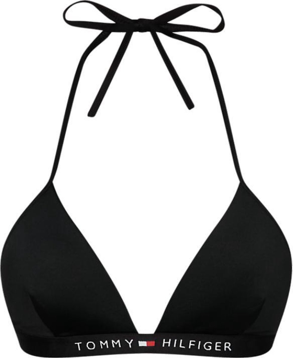 Tommy Hilfiger dames bikini top triangle - zwart | bol.com