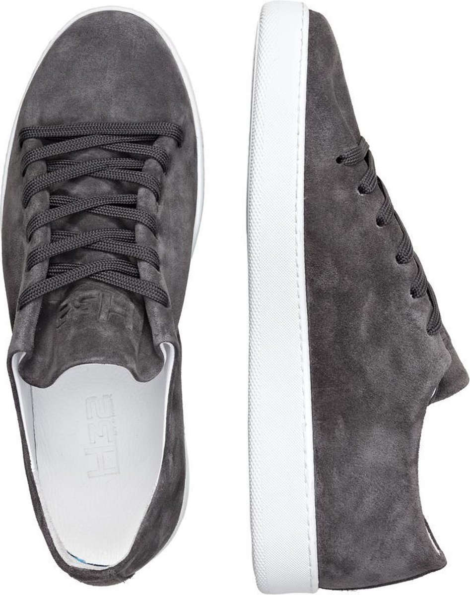 Suede sneakers with embossed logo | GIORGIO ARMANI Woman