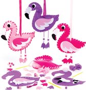 Baker Ross Flamingo Weefsets (3 stuks) Knutselspullen en Knutselsets voor Kinderen