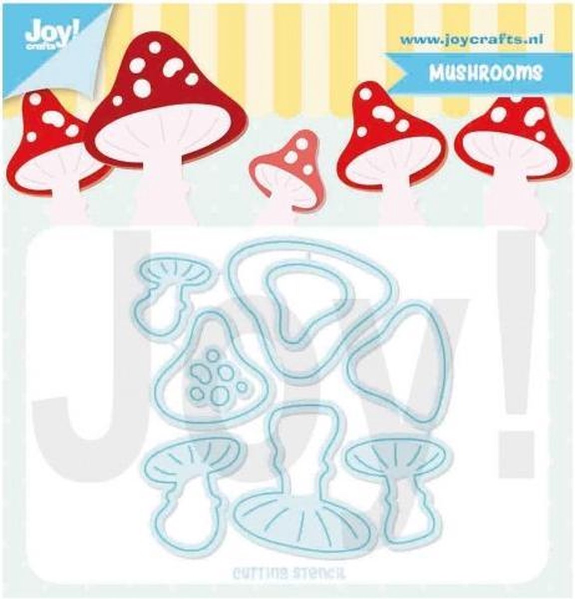 Joy!Crafts • Snijstencil Jocelijne Champignons