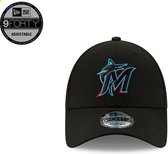 New Era Miami Marlins League Cap - Sportcap - Pet - Zwart - One size