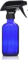 Donkerblauw glazen sprayfles - 250 ml - aromatherapie -  navulbaar