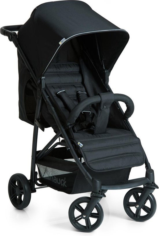 Product: Hauck Rapid 4 Kinderwagen - Zwart Zilver, van het merk Hauck
