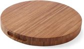 Hendi Houten Snijplank - Bamboe - Rond - Ø40x(H)3,5cm