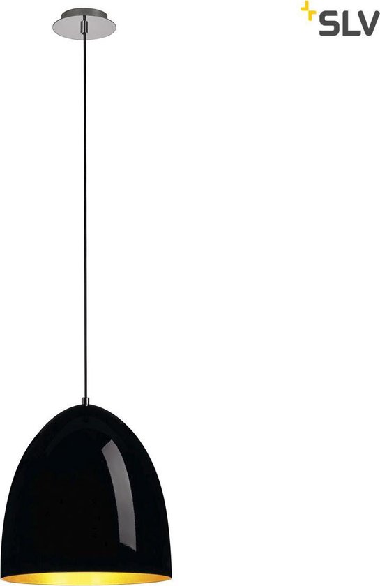 Hanglamp Para Cone 30 zwart met goud - 133060