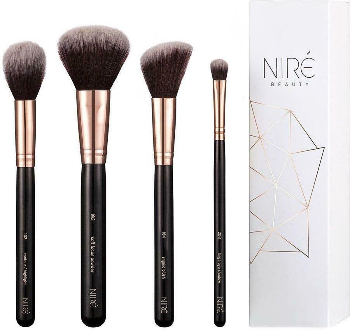 Nire Beauty - Face Brush Set - Make up set