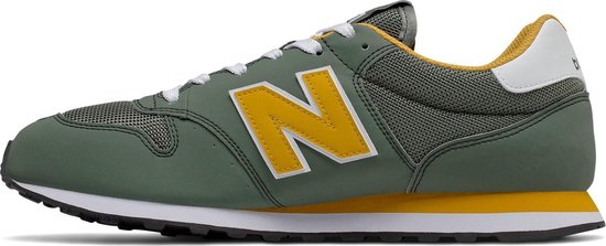 New Balance Sneakers - Maat 41.5 - Mannen - donker groen/ geel/ wit New Balance Sneakers - Maat 41.5 - Mannen - donker groen/ geel/ wit