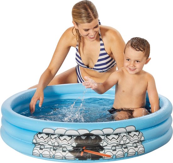 retort Minachting kanaal Happy People opblaaszwembad - Zwembad kinderen Star Wars 100 x 23 cm blauw  | bol.com