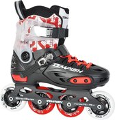 Tempish Inlineskates - Maat 34-37 - UnisexKinderen en volwassenen - zwart/ wit/ rood