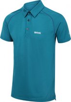 Regatta Poloshirt Kalter Heren Wol/polyester Groenblauw Maat Xl