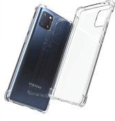 Samsung Galaxy A81 - Anti -Shock Silicone Hoesje - Transparant