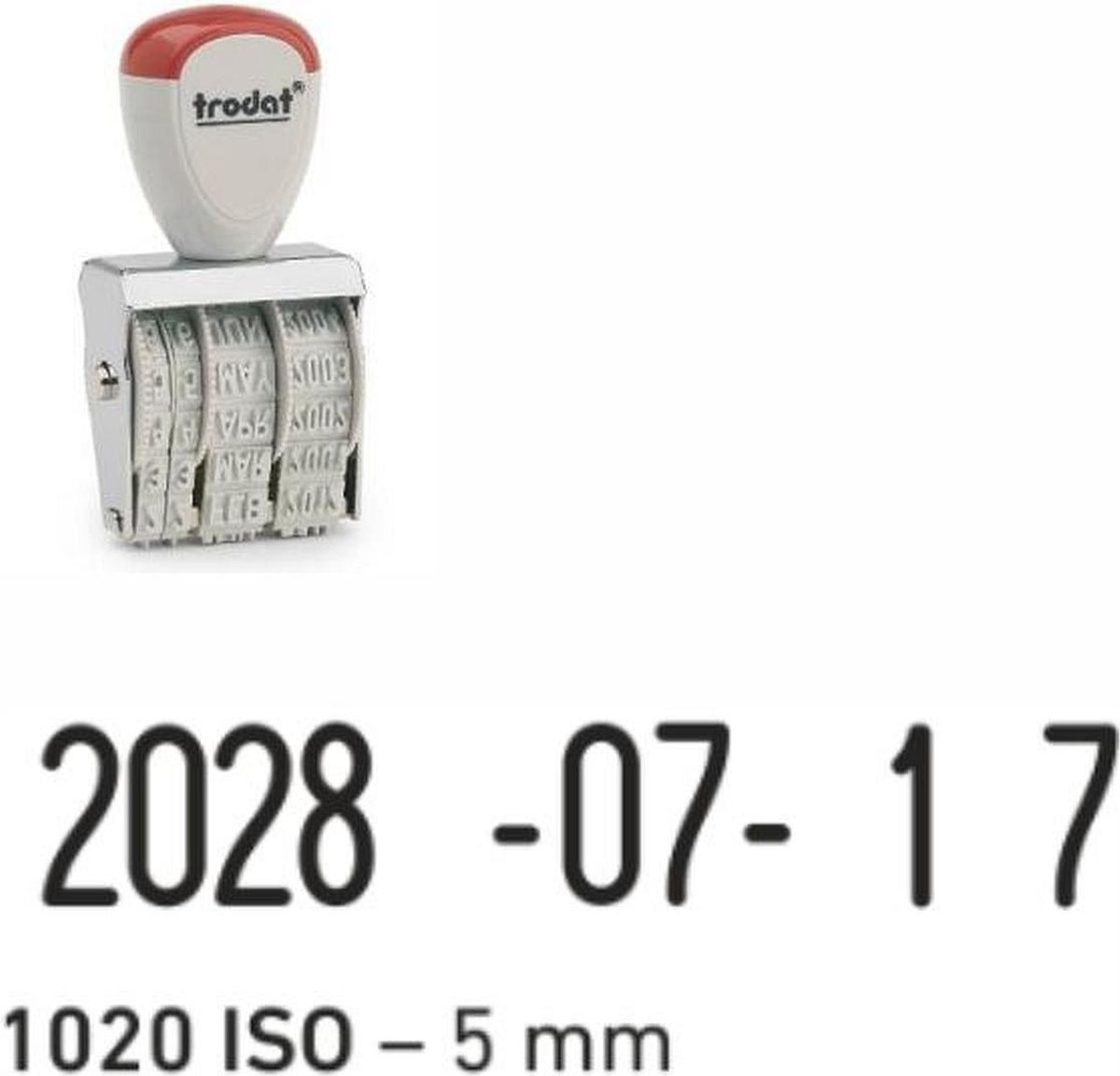 Trodat Classic datumstempel 1020 5 mm ISO - Trodat