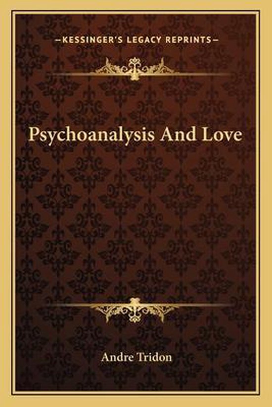 Psychoanalysis and Love - cover