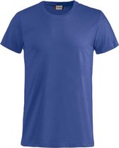 2-Pack Clique bodyfit T-shirt Blauw Maat M