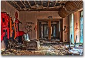 MN Collections - Schilderij - Urbex Photography. - Multicolor - 120 X 80 Cm