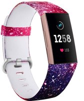 YONO Fitbit Charge 4 bandje – Charge 3 – Siliconen –Space – Large
