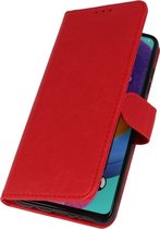 Bestcases Booktype Telefoonhoesje Samsung Galaxy A01 - Rood