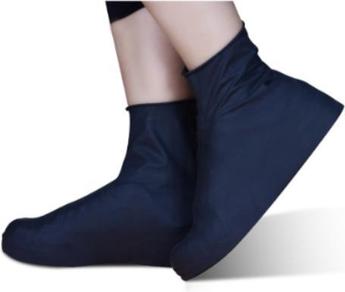 Regen Overtrek Schoen Cabantis|Regenschoen|Festivalschoen|Waterdicht|Latex|Zwart|Medium