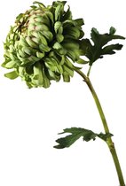 Viv! Home Luxuries Chrysant groot - zijden bloem - groen - topkwaliteit
