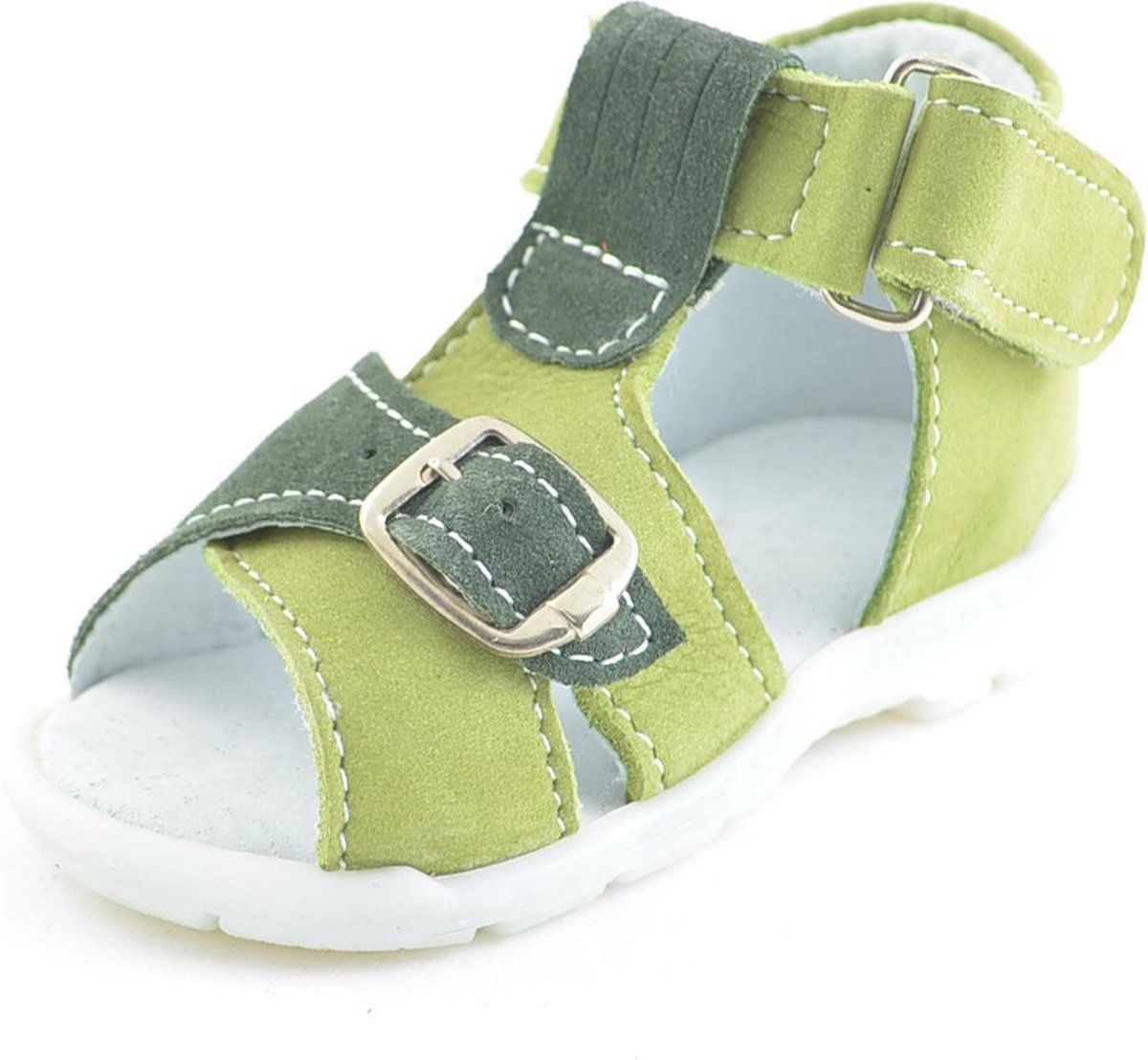 Twoday schoenen jongens sneaker leer blauw bruin maat 20