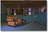 MN Collections - Schilderij - Urbex Photography. - Multicolor - 120 X 80 Cm