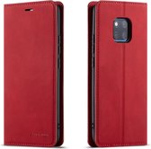 Voor Huawei Mate 20 Pro Forwenw Dream Series Oil Edge Strong Magnetism Horizontal Flip Leather Case with Holder & Card Slots & Wallet & Photo Frame (Red)