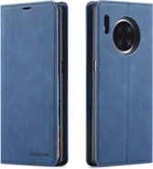 Voor Huawei Mate 30 Forwenw Dream Series Oil Edge Strong Magnetism Horizontal Flip Leather Case met houder & kaartsleuven & Wallet & Photo Frame (blauw)