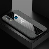 Voor Vivo Y3 / Y17 XINLI stiksels textuur schokbestendige TPU beschermhoes (grijs)