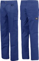 Ultimate Workwear - Standaard Werkbroek DAVOS - 100% katoen 320 gr/m2- Blauw (Kobalt/Royal Blue)