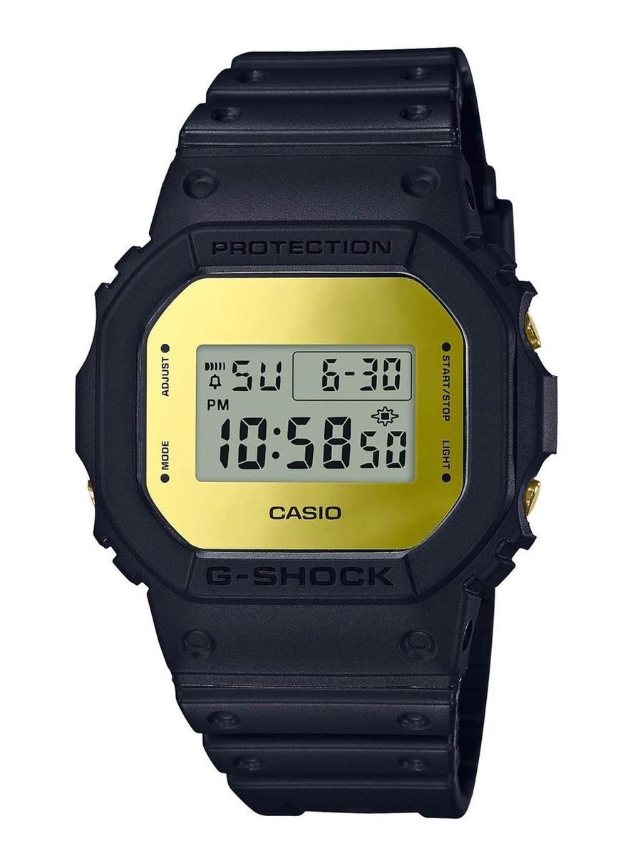Casio - DW-5600BBMB-1ER - G-Shock - horloge - Mannen - Zwart - Kunststof Ø 34x38 mm